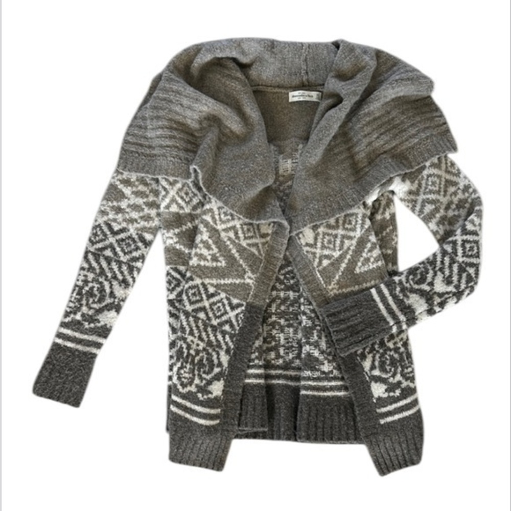Abercrombie open front knit sweater cardigan size XS